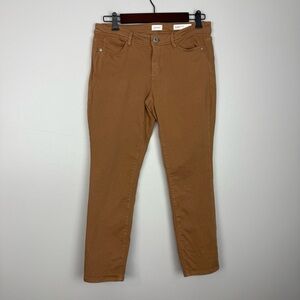 J. Jill Slim Ankle Size 6 P Caramel/Tan Denim Authentic Fit Women's Comfy Casual